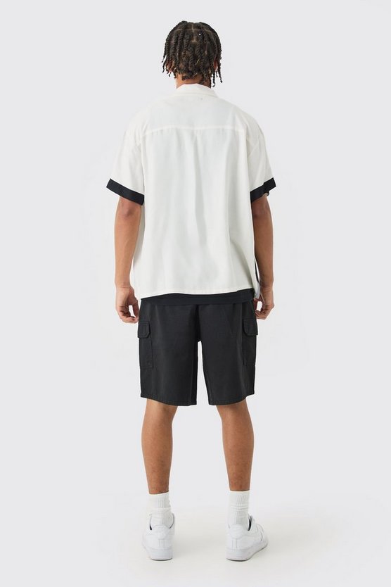 Lockere Cargo-Shorts