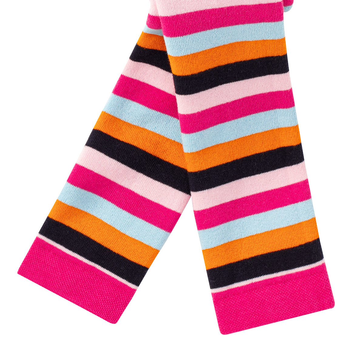 Mädchen Frottee-Leggings im Ringel-Look