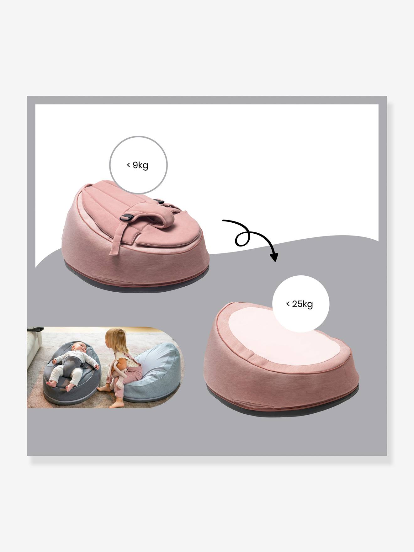 Babymoov Babywippe/Schaukelhocker DOOMOO SEAT'N SWING BABYMOOV - altrosa