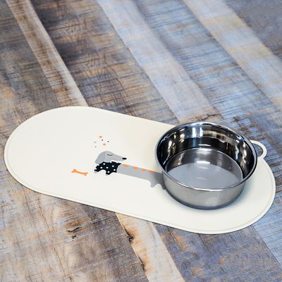 TIAKI Silikon Napfunterlage Aston Dachshund