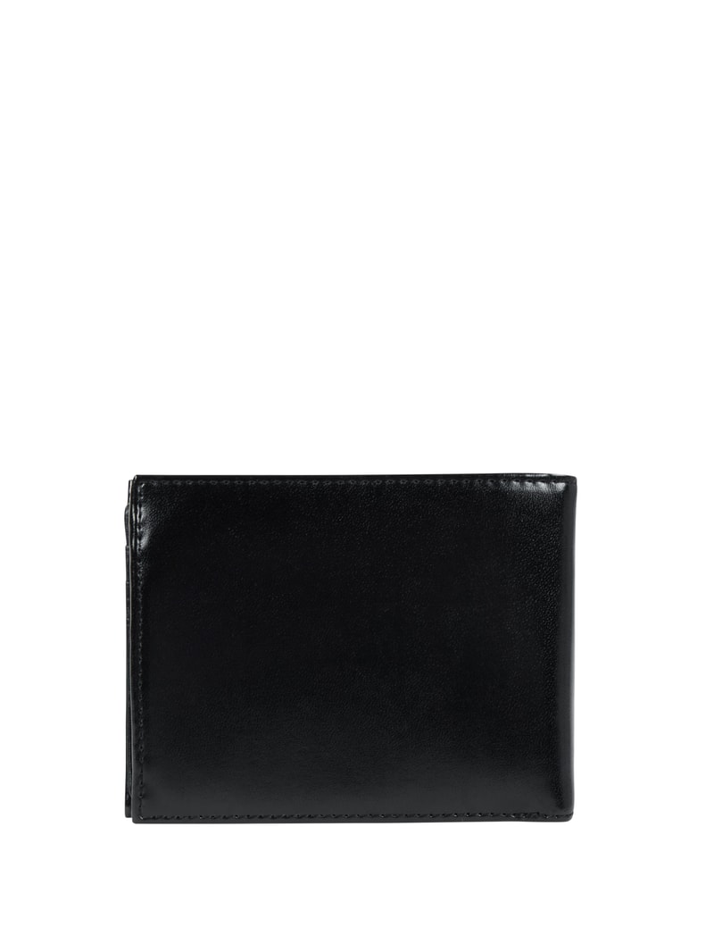 Portemonnaie in Leder-Optik in schwarz