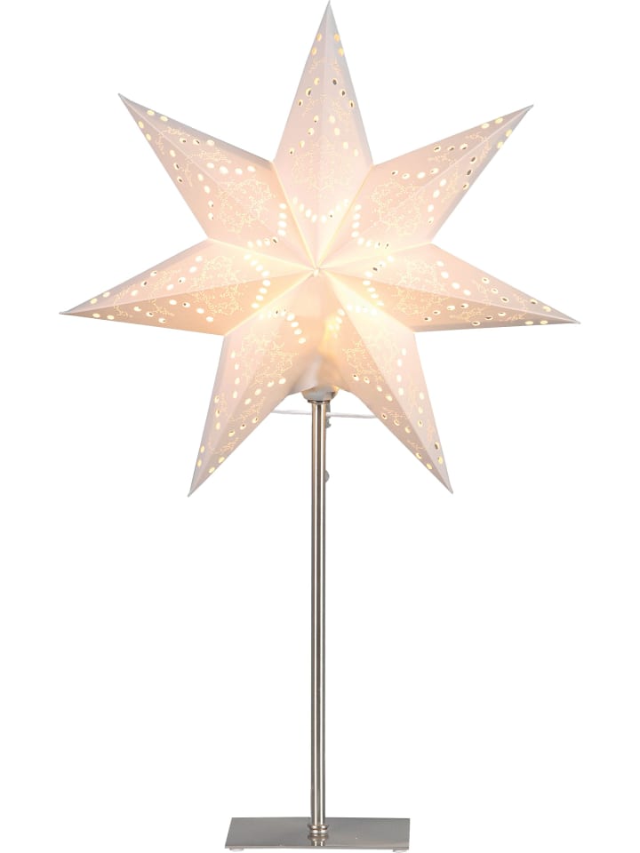 STAR Trading Stern-Tischleuchte Sensy, weiß, 34x55cm, B-Deal in Weiß günstig kaufen onesize
