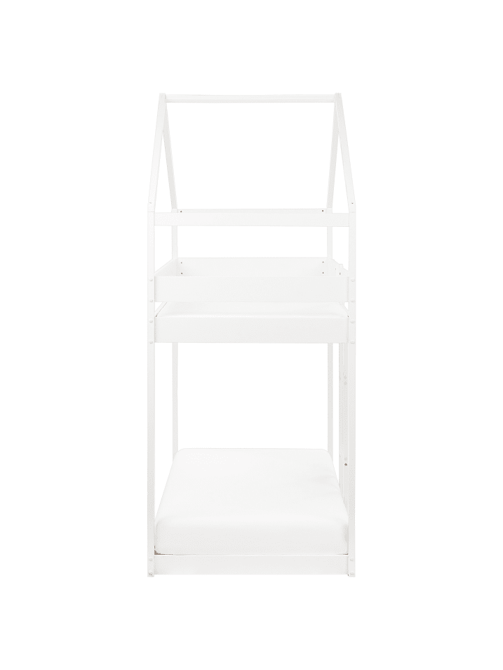 Beliani Hochbett LABATUT in Weiß - (W) 92 x (H) 230 x (L) 206 cm günstig kaufen onesize