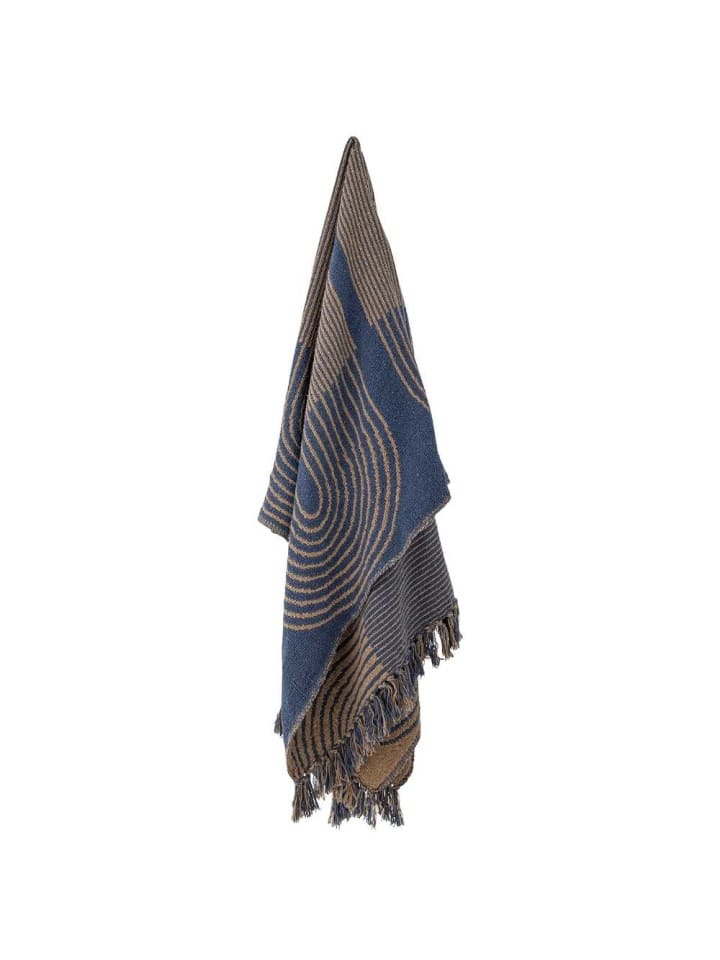 Bloomingville Decke TIFFANY Blau 160x130 cm günstig kaufen onesize