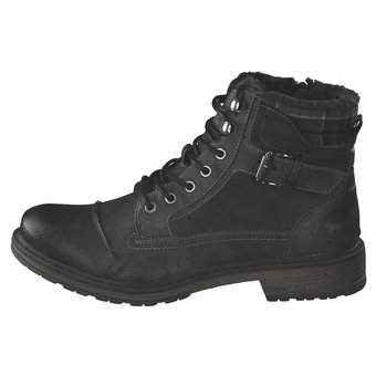 Mustang Schnür Boots in grau