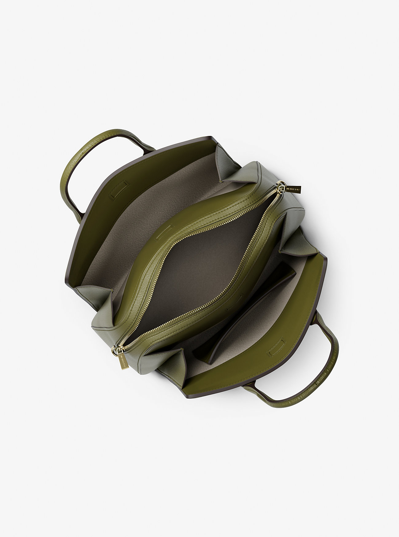 Laila medium skinnveske - PISTACHIOS