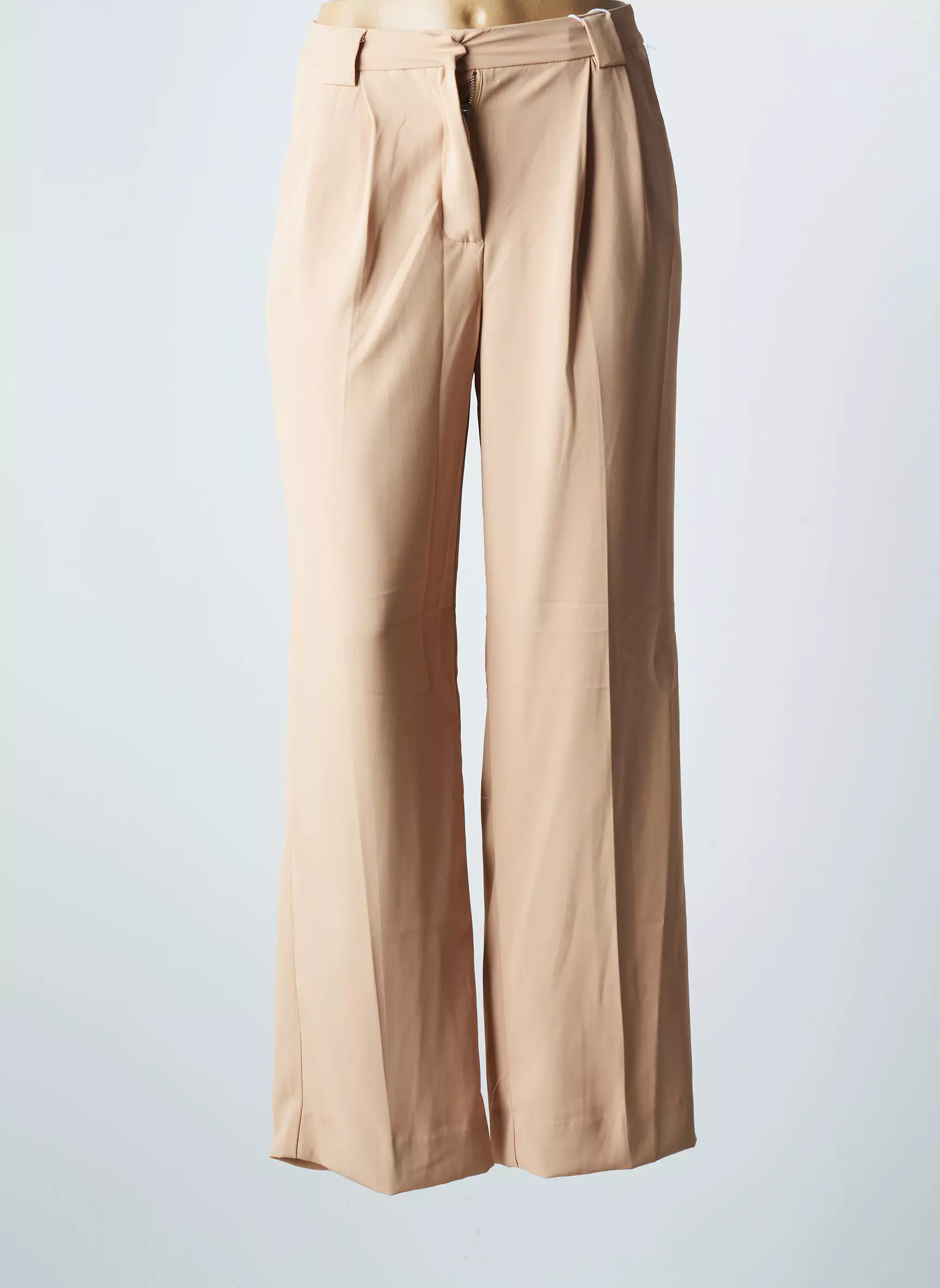 Oraije Pantalons Droits Femme couleur marron