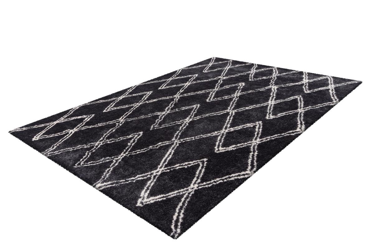 megusta Retro-Teppich Anthrazit 120cm x 170cm