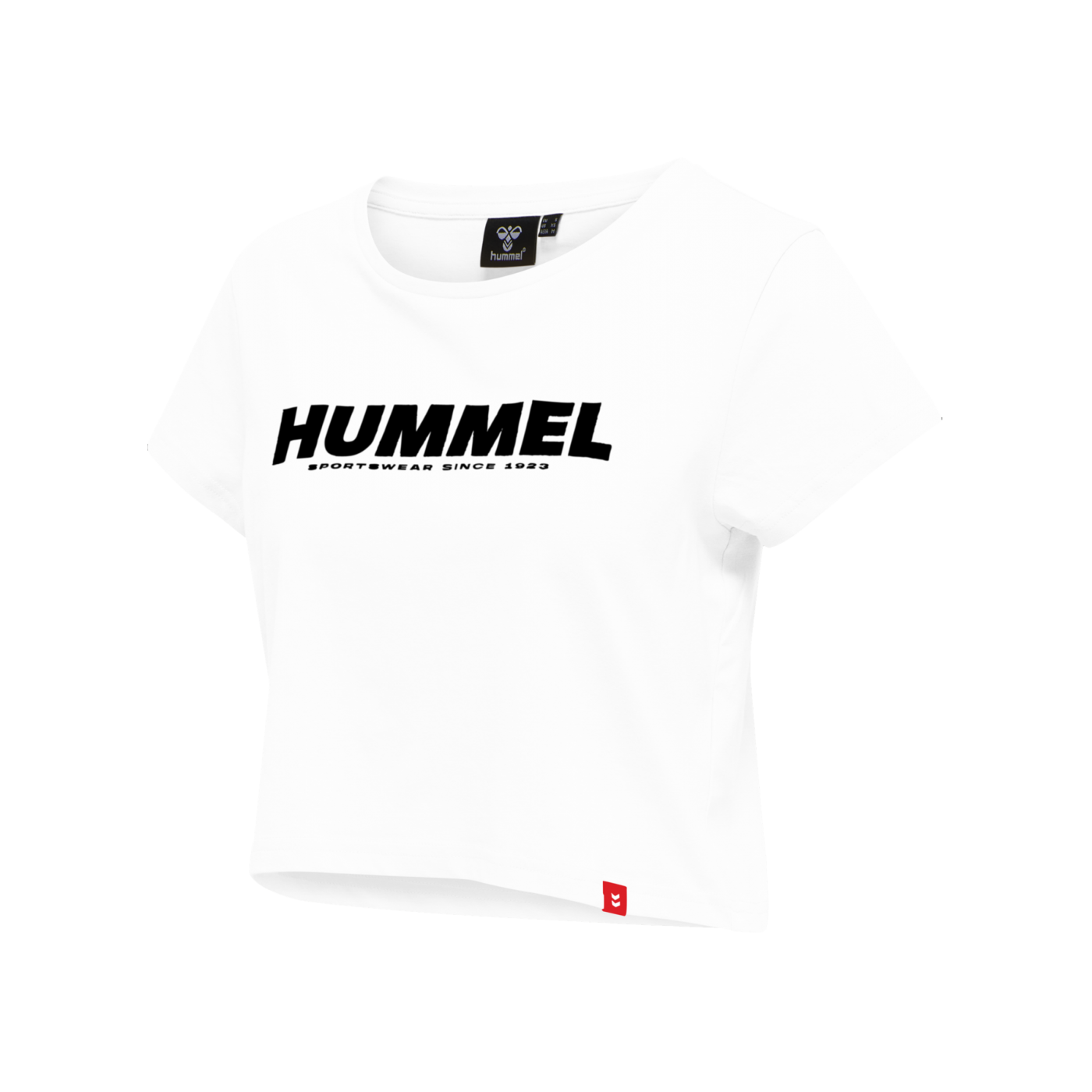 Hummel hmlLEGACY Cropped T-Shirt Damen Weiss F9124