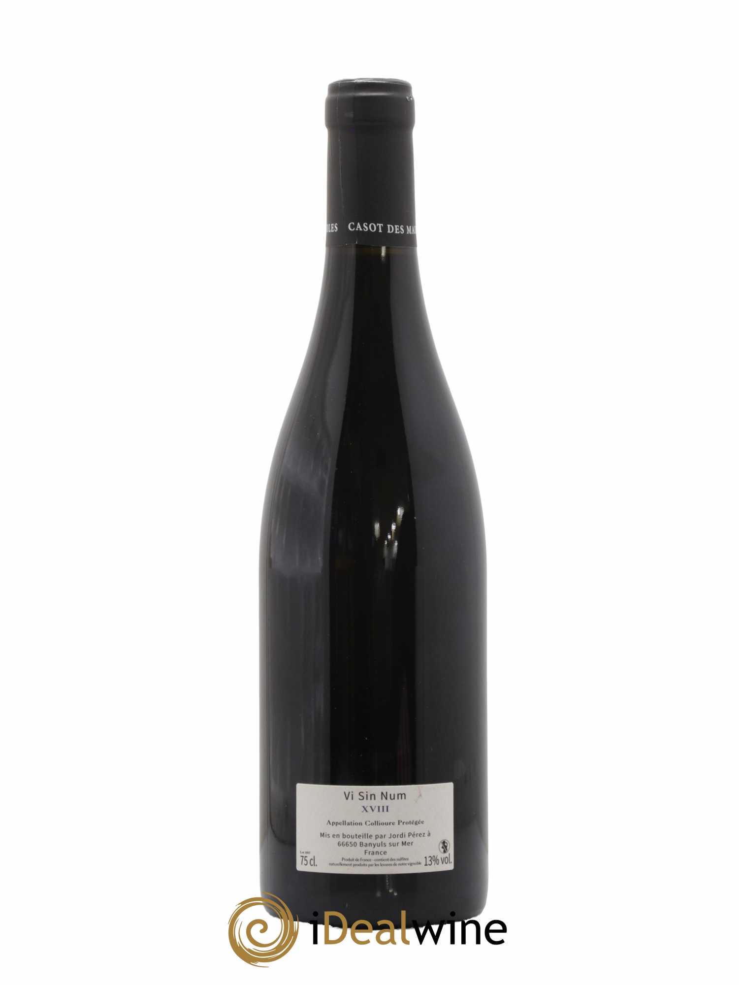 Collioure Vi Sin Num Casot des Mailloles 2018 - Lot de 1 Bouteille