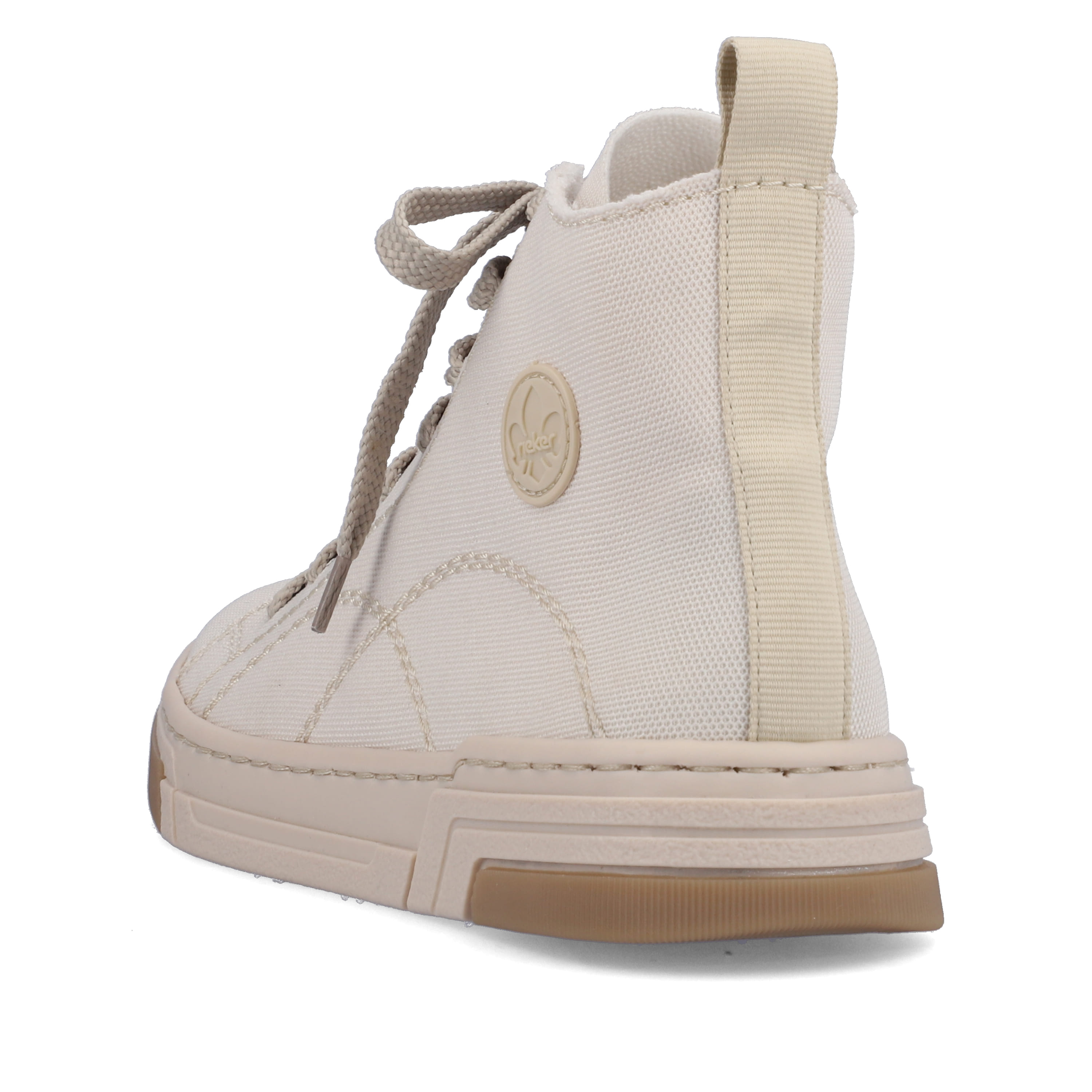 Rieker Damen Sneaker High weißbeige