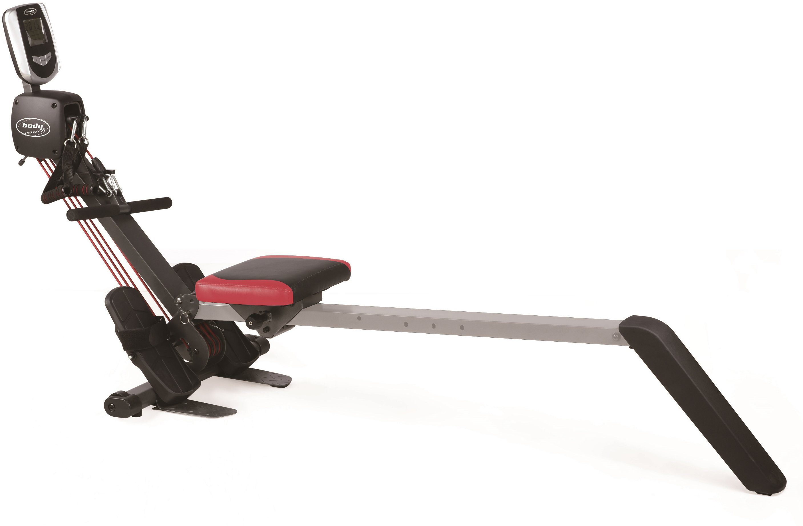 body coach Ruderzugmaschine Tube Allround-Fitnessgerät 3fach Band-Zugsystem klappbar
