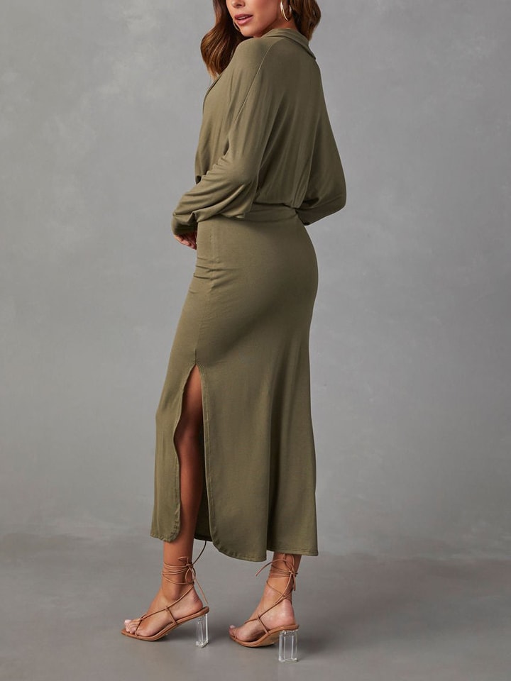 LA Angels Kleid in Khaki günstig kaufen