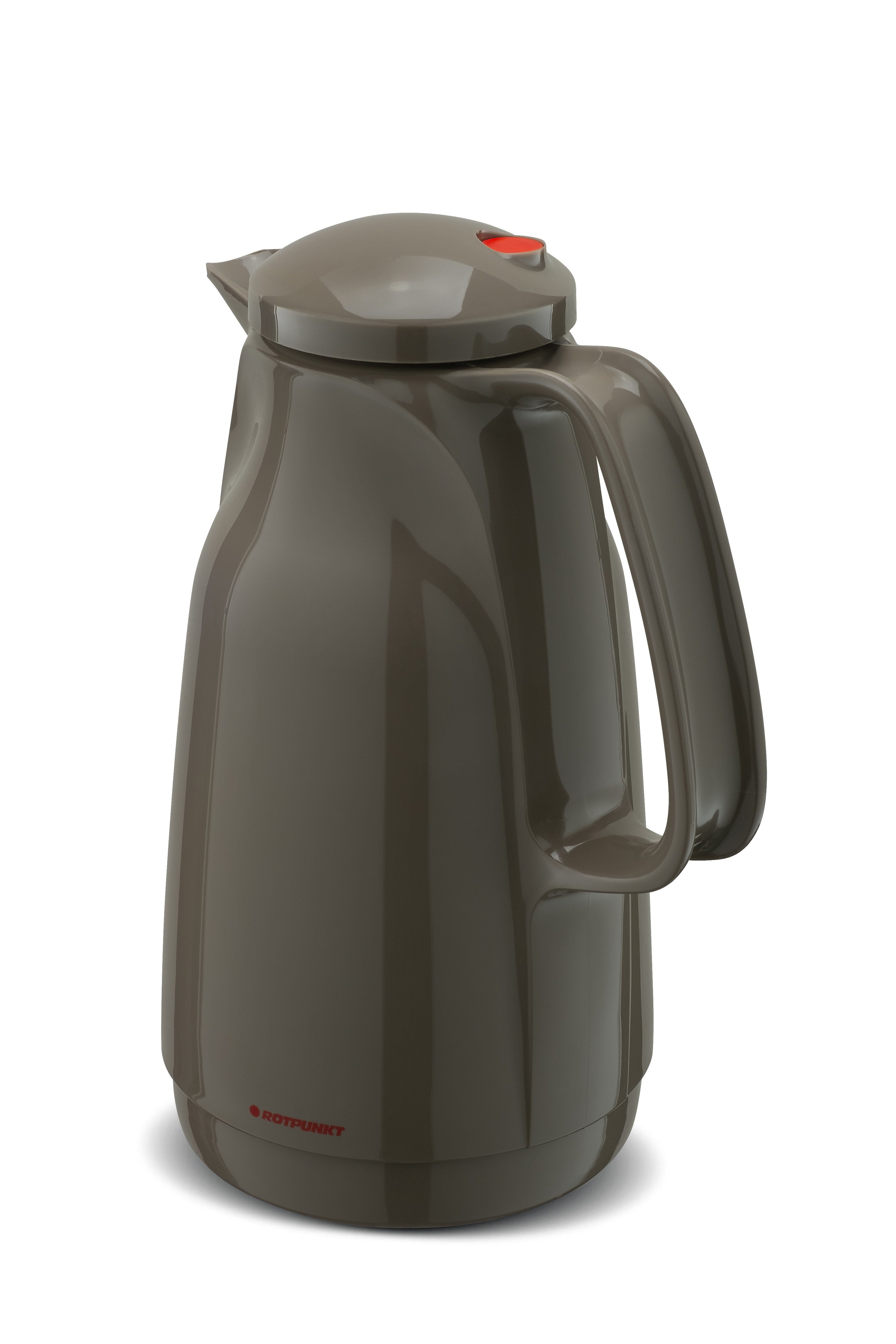 ROTPUNKT Isolierkanne 1,5 Liter 227 Glaseinsatz I hochwertig I langlebig I voller Geschmack, 1.5 l, (Kaffeekanne I Teekanne), Glaskolben aus doppelwandigem Rosalin-Glas