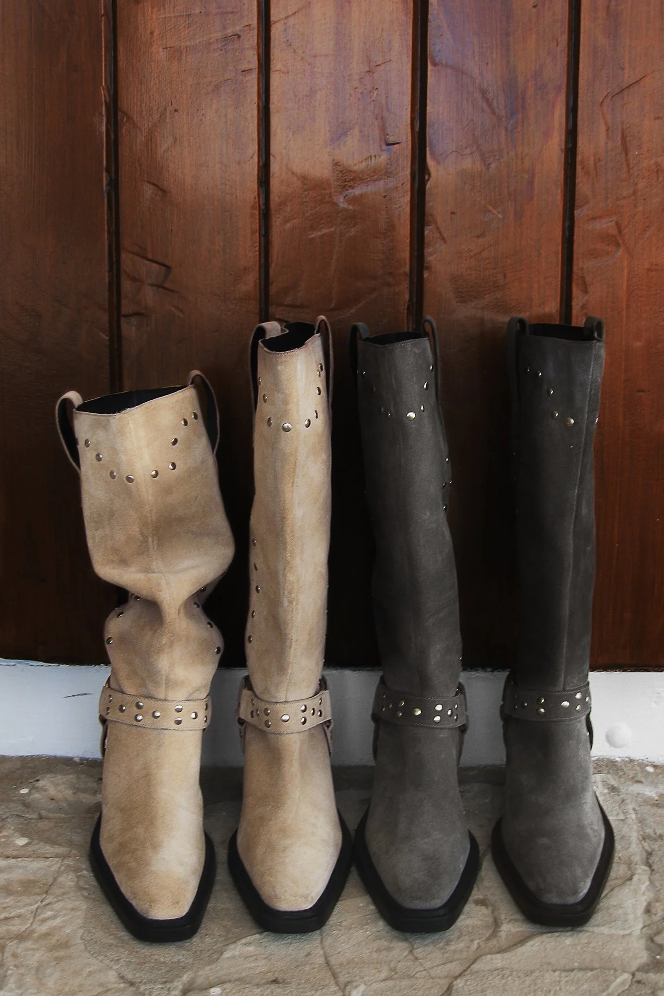 Studded Western Boots