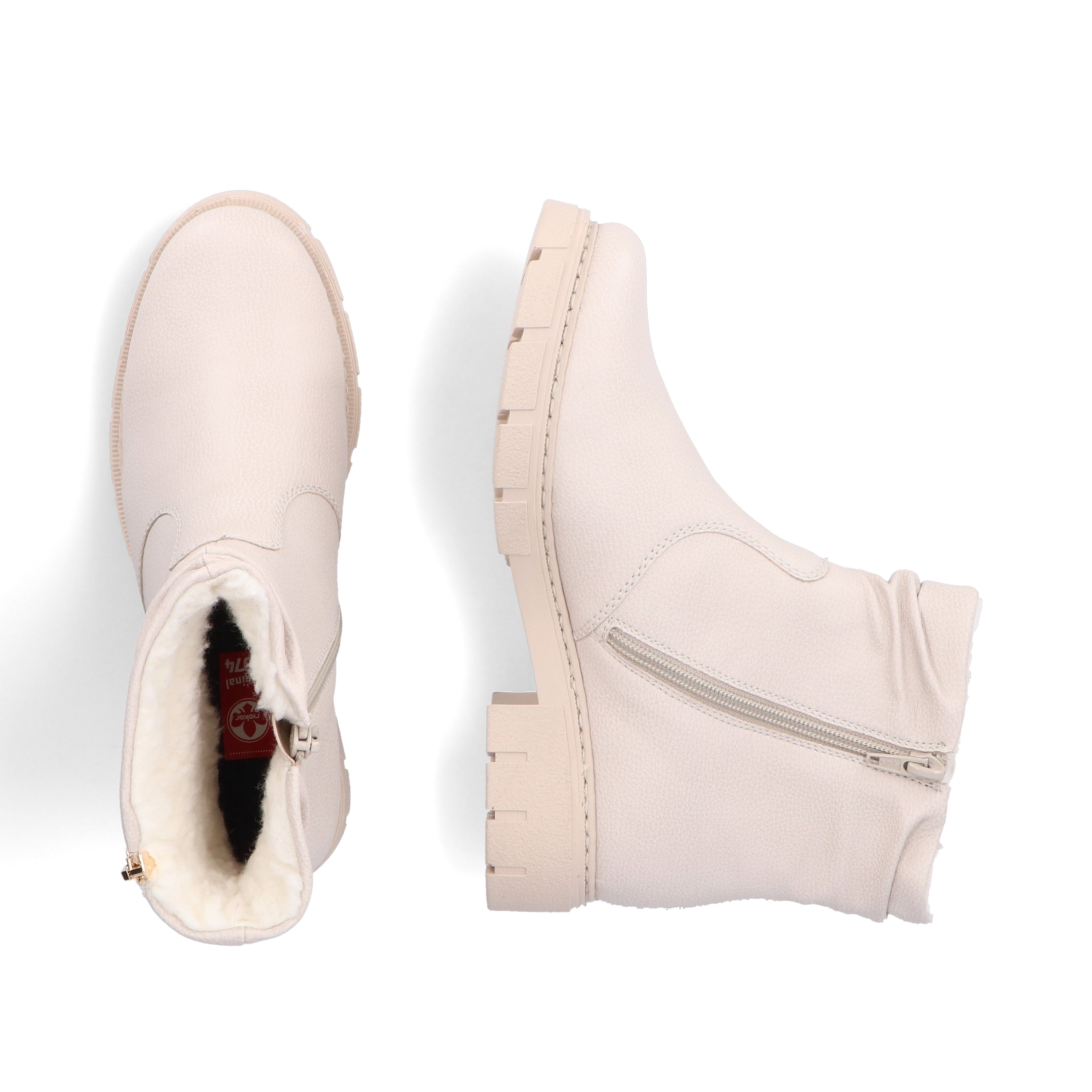 Rieker Damen Kurzstiefel hellbeige