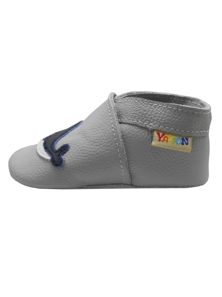 Yalion Leder-Krabbelschuhe 