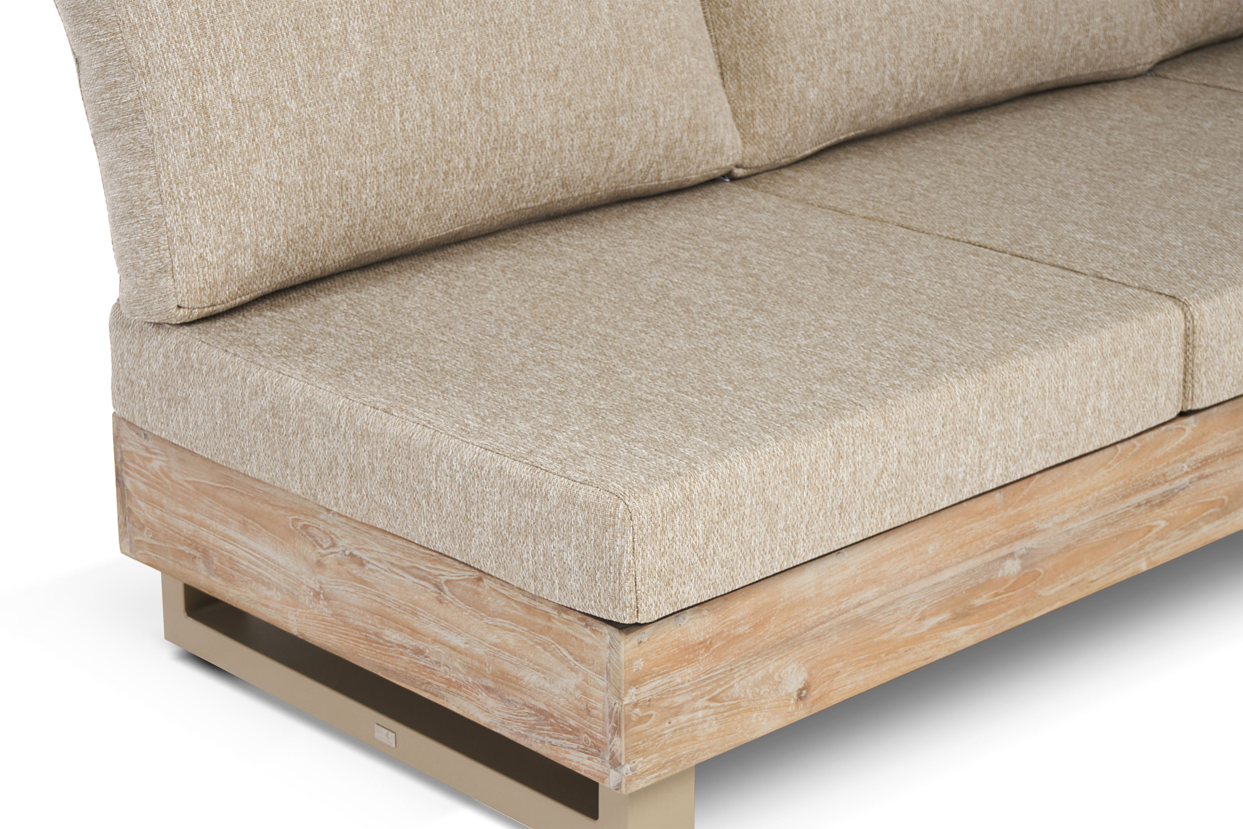 OUTDOORGartensofaset Teak 3 tlg.