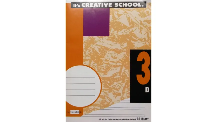 PAPERZONE Heft A5 Lineatur 3 32 Blatt