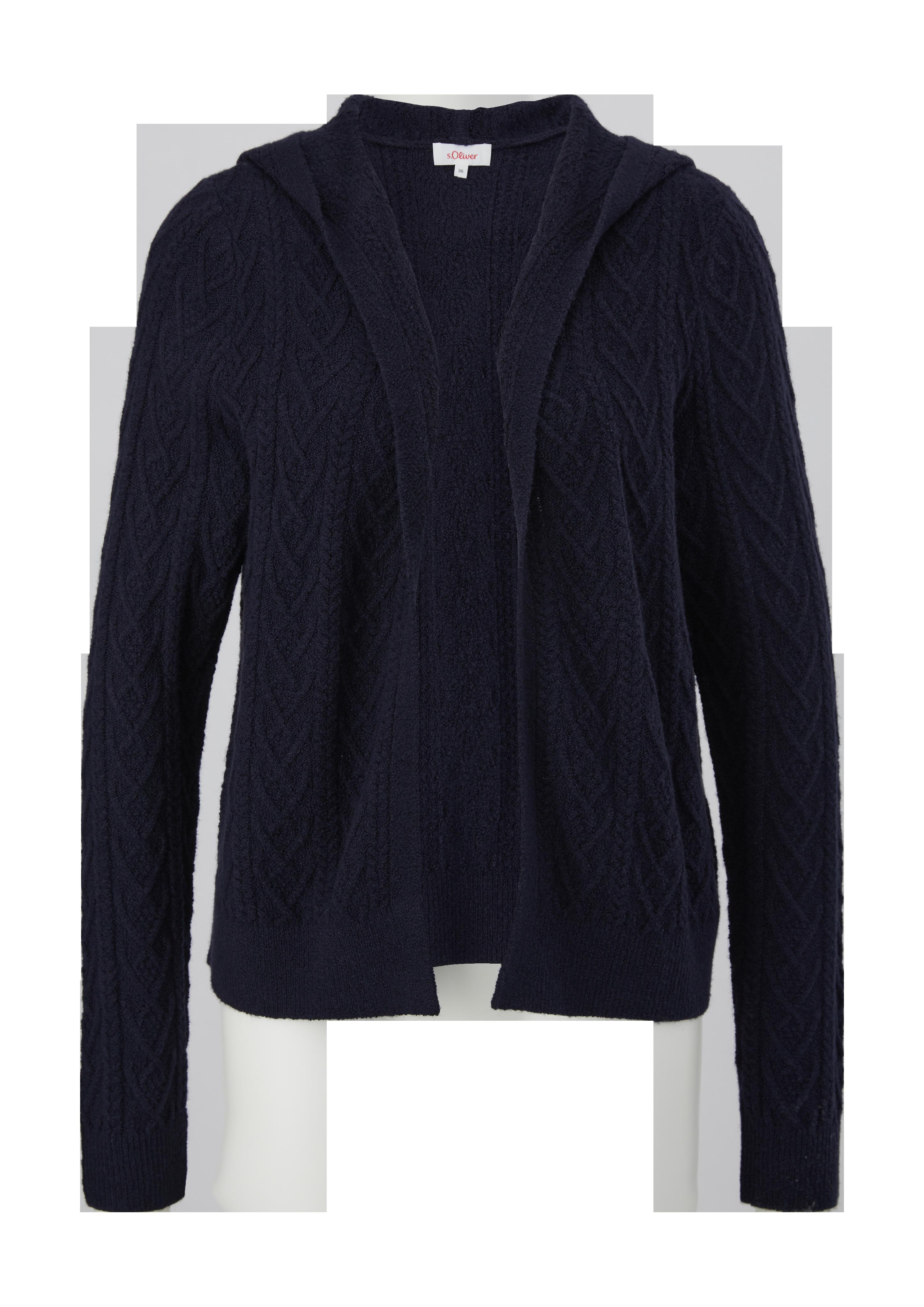 Cardigan mit Zopfmuster  2124135-5959