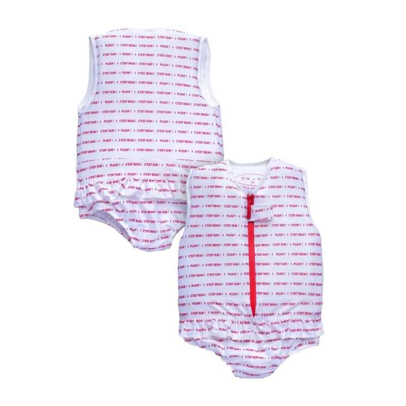 Maillot de bain flottant : Butterfly Blanc