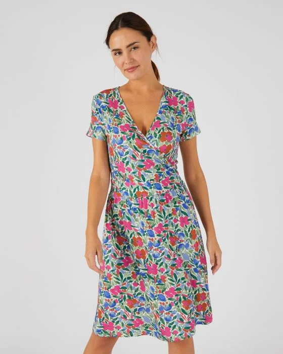 Robe effet cache-coeur