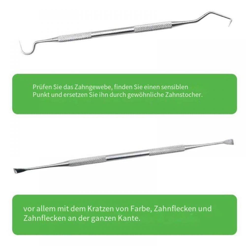 Devenirriche Zahnpflege-Set Zahnsteinentferner Zahnsteinentferner Hund Zahnreiniger Doppelkopf