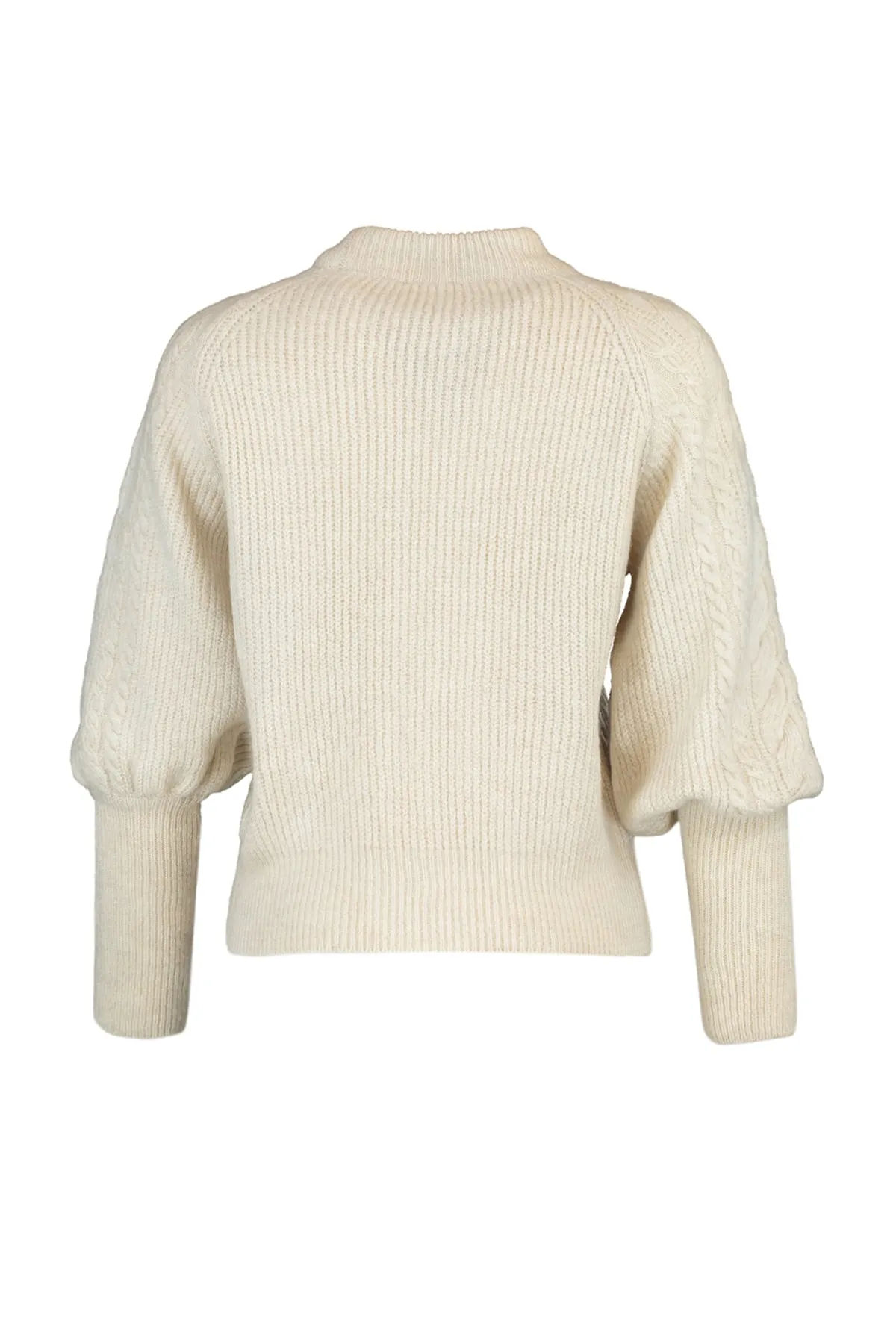 Trendyol Collection  Steinweicher, strukturierter Zopfpullover aus Haar TWOAW21KZ0109