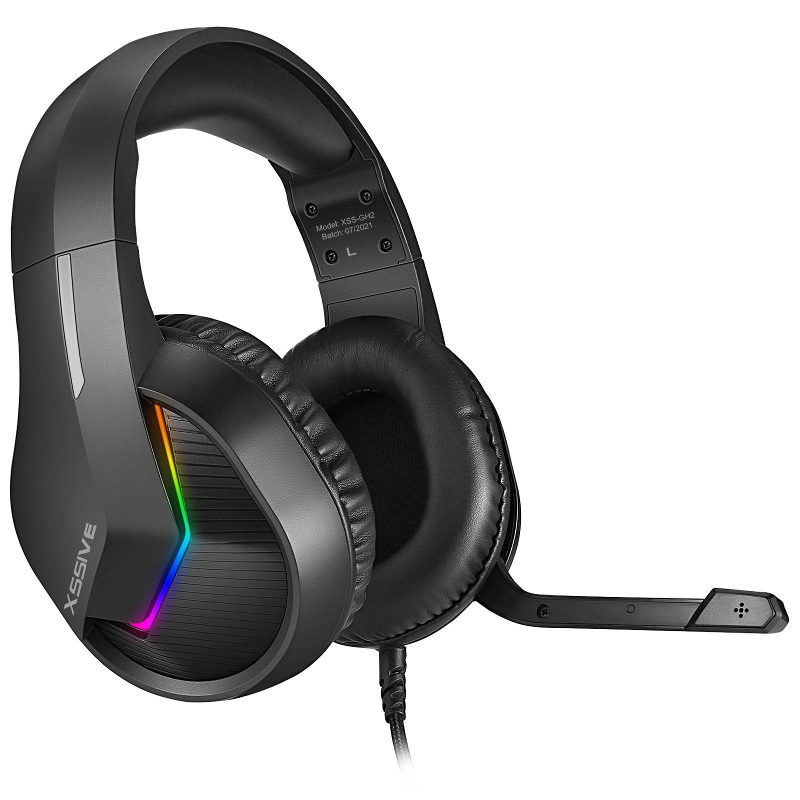 COFI 1453 Premium Headset RGB Beleuchtung für Playstation 5 Laptop PC Xbox Gaming-Headset