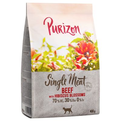 Purizon Single Meat Rind mit Hibiskusblüten