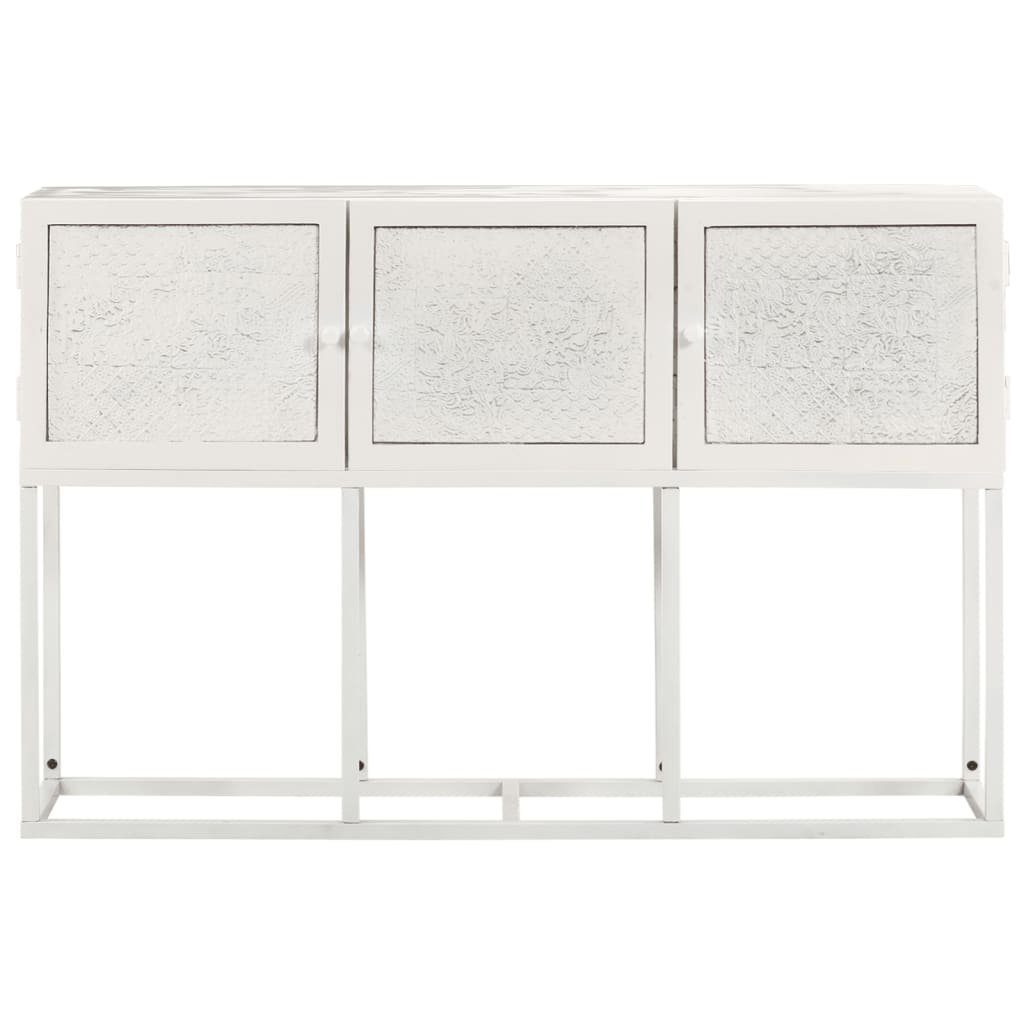 vidaXL Sideboard Sideboard 115x30x76 cm Mango Massivholz (1 St)