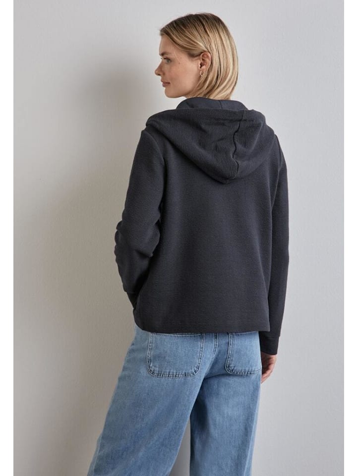 Street One Sweatshirt in night sky blue günstig kaufen