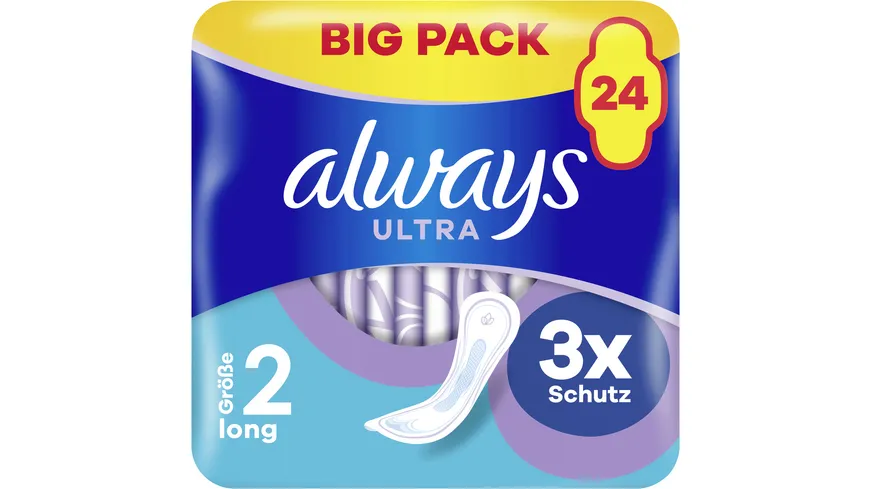 Always ULTRA Damenbinden Long BigPack 24 Stück
