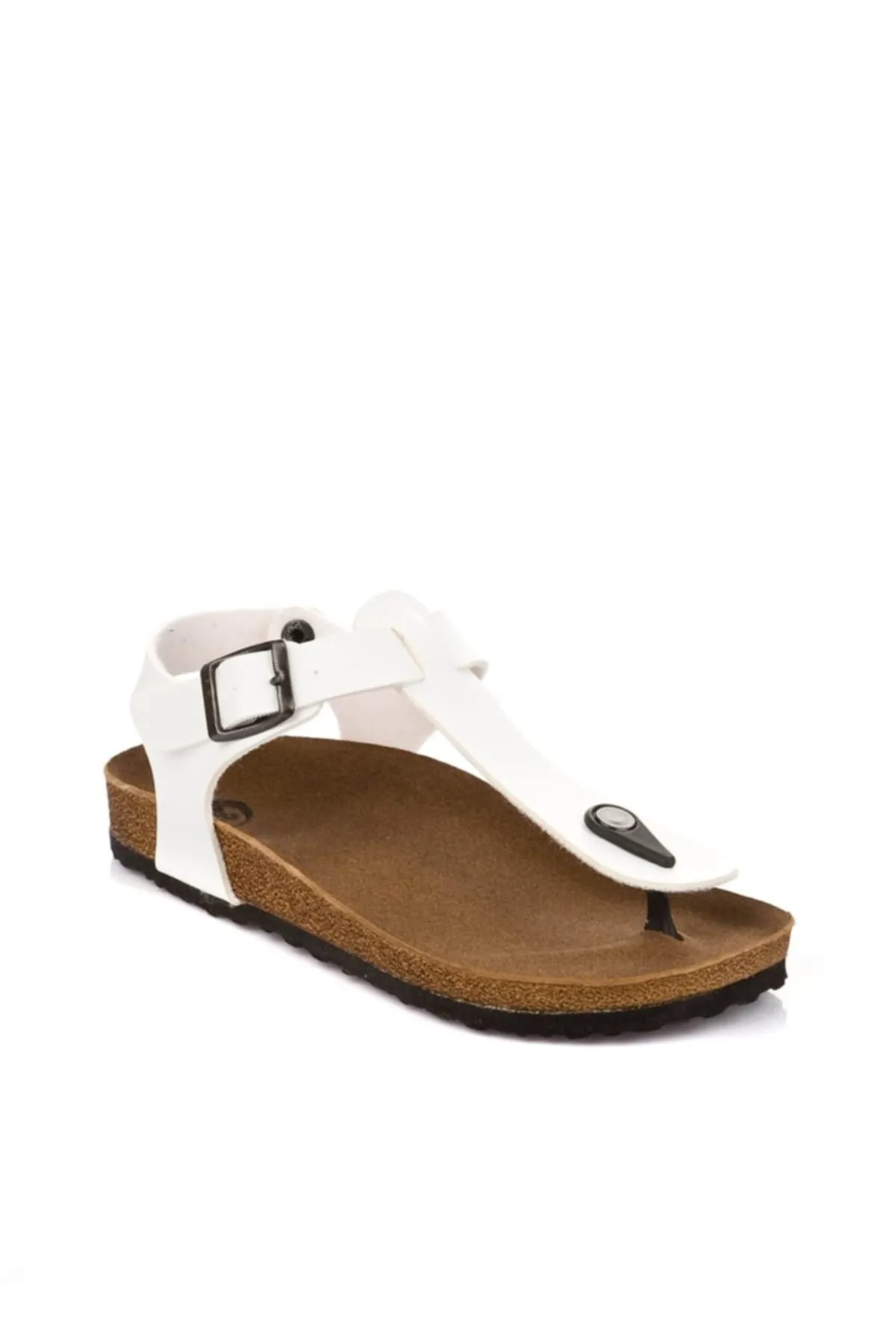 Fox Shoes  Weiße Damensandalen B777805009