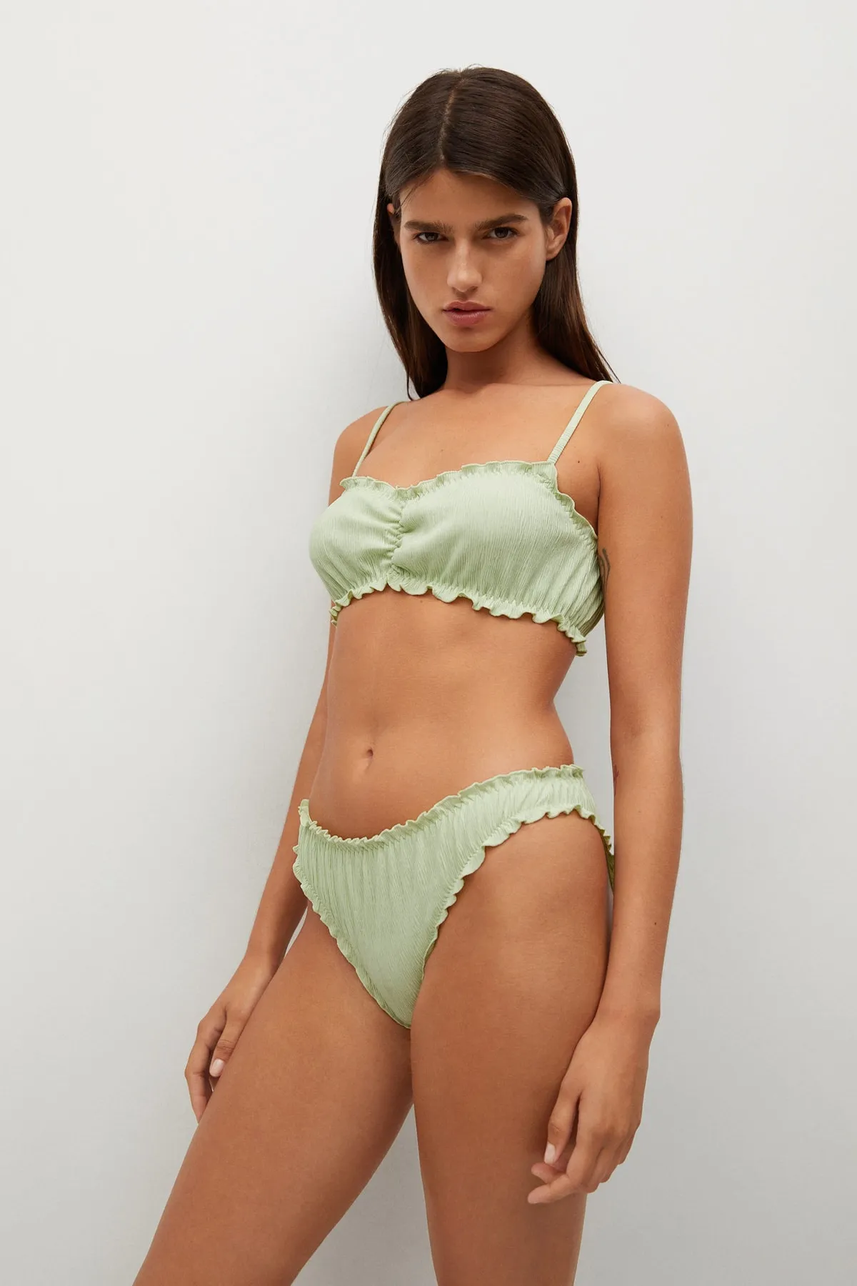 MANGO  17010096 Damen/Mädchen Grüner Apfel
