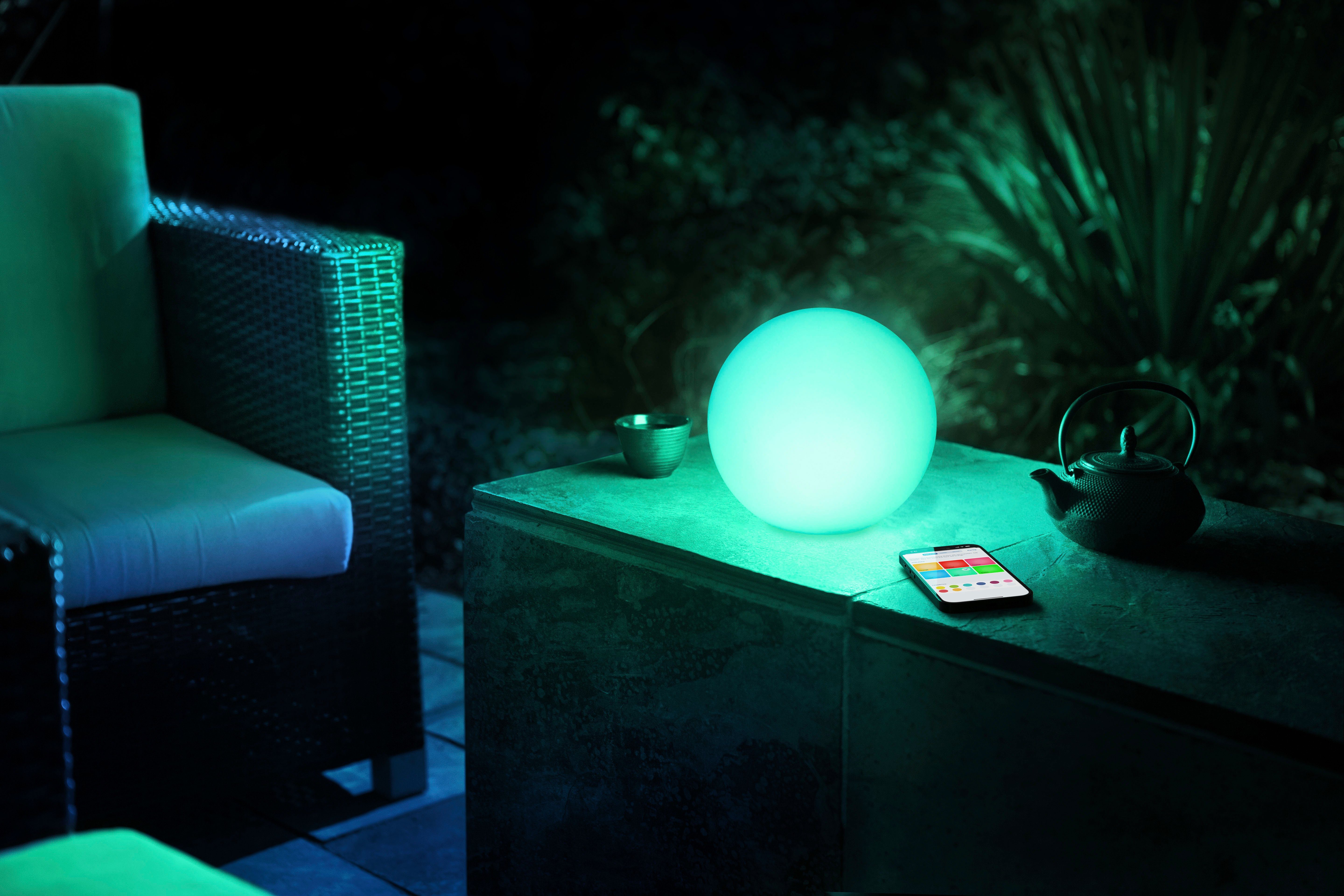 EVE Smarte LED-Leuchte Flare 20EBV9901, Bluetooth, Smart Home, LED fest integriert