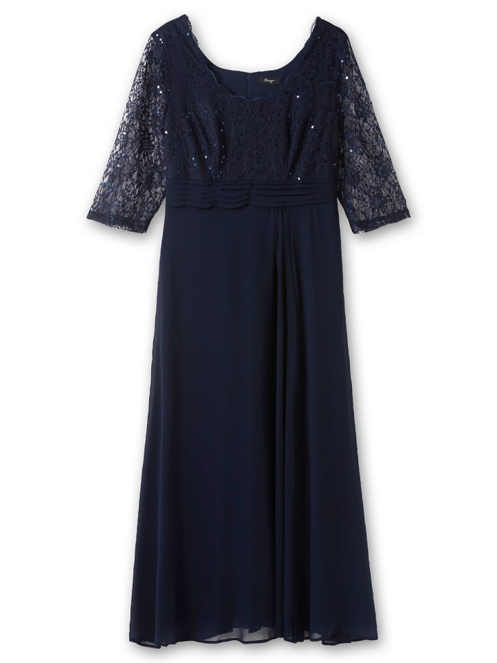 sheego Abendkleid in marine günstig kaufen