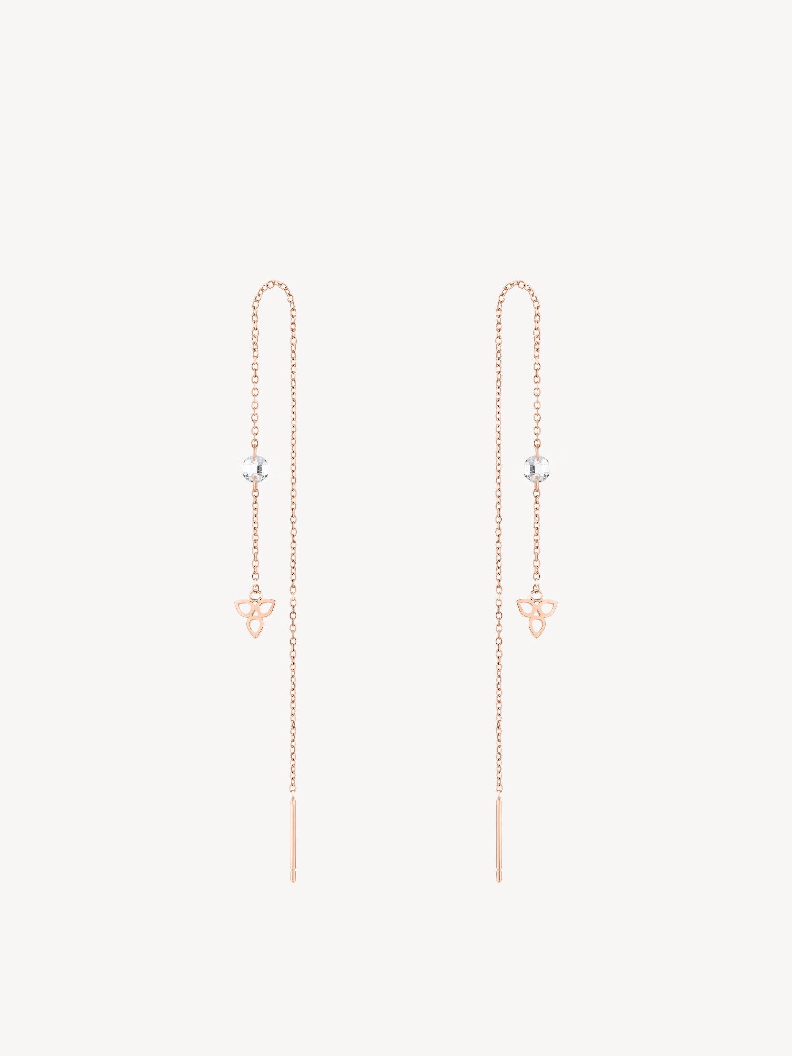 Boucles d'oreille - or rose