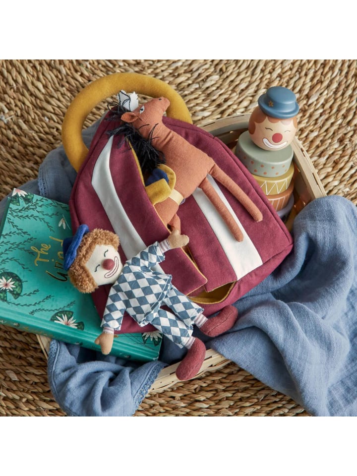 Bloomingville mini Wickeltuch Muslin in Blau günstig kaufen onesize