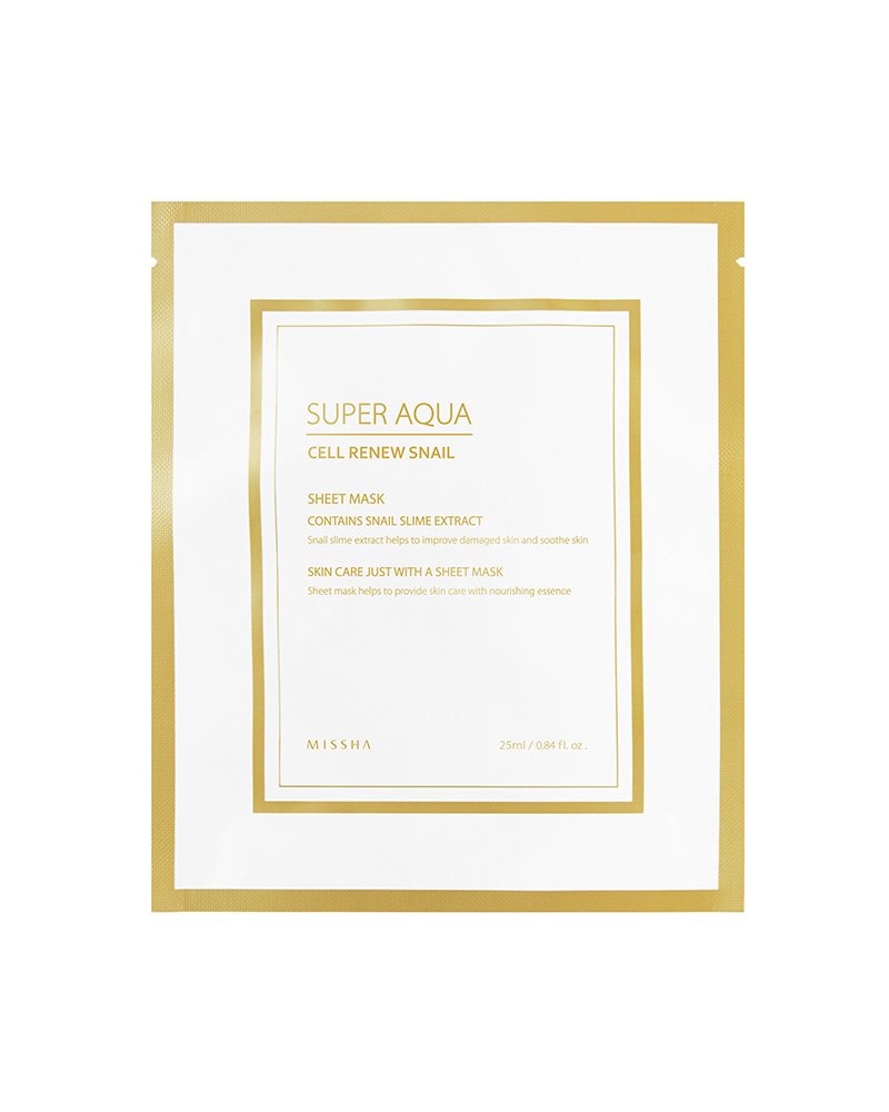 Missha Super Aqua Cell Renew Snail Hydro Gel Mask