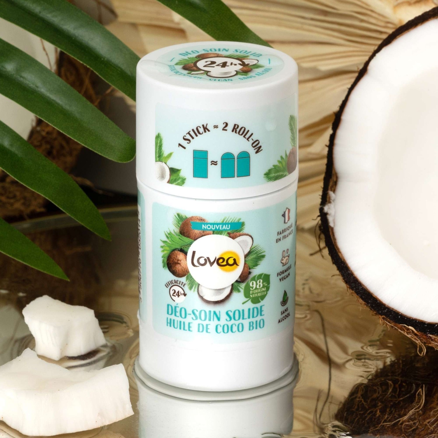 Organiczny olej kokosowy Lovea Solid Deo-Care