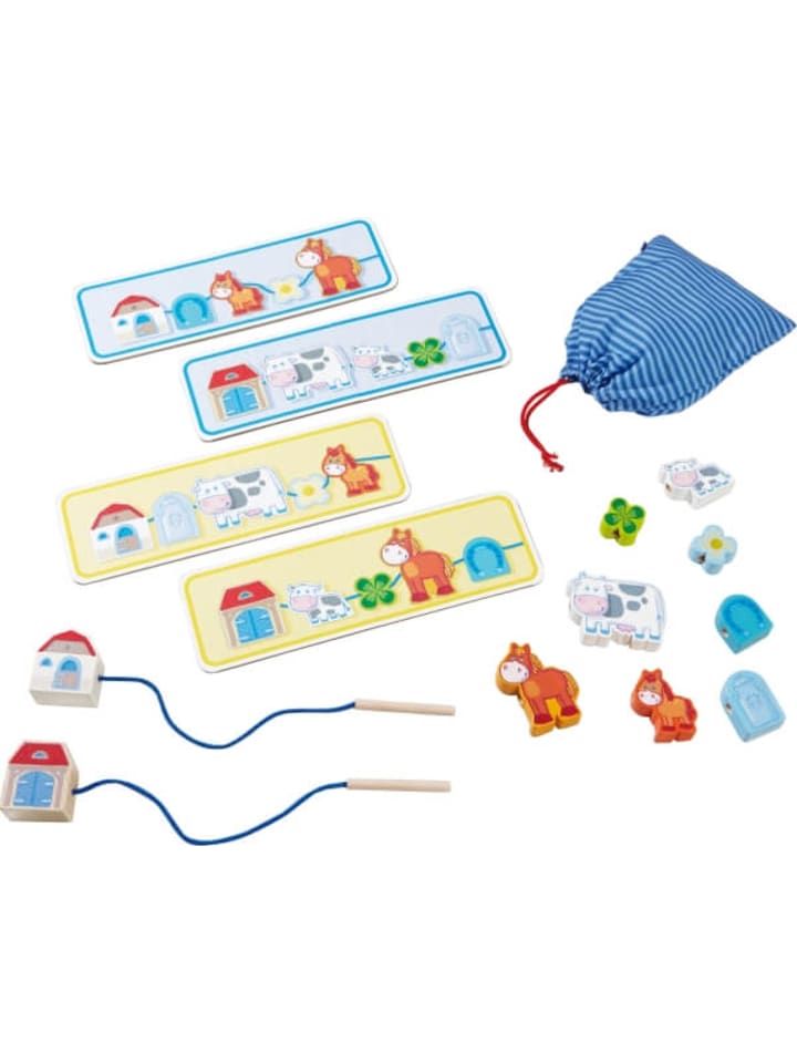 Haba Brettspiel Fädelspiel Auf dem Land, ab 18 Monaten, ab 18 Monate günstig kaufen onesize