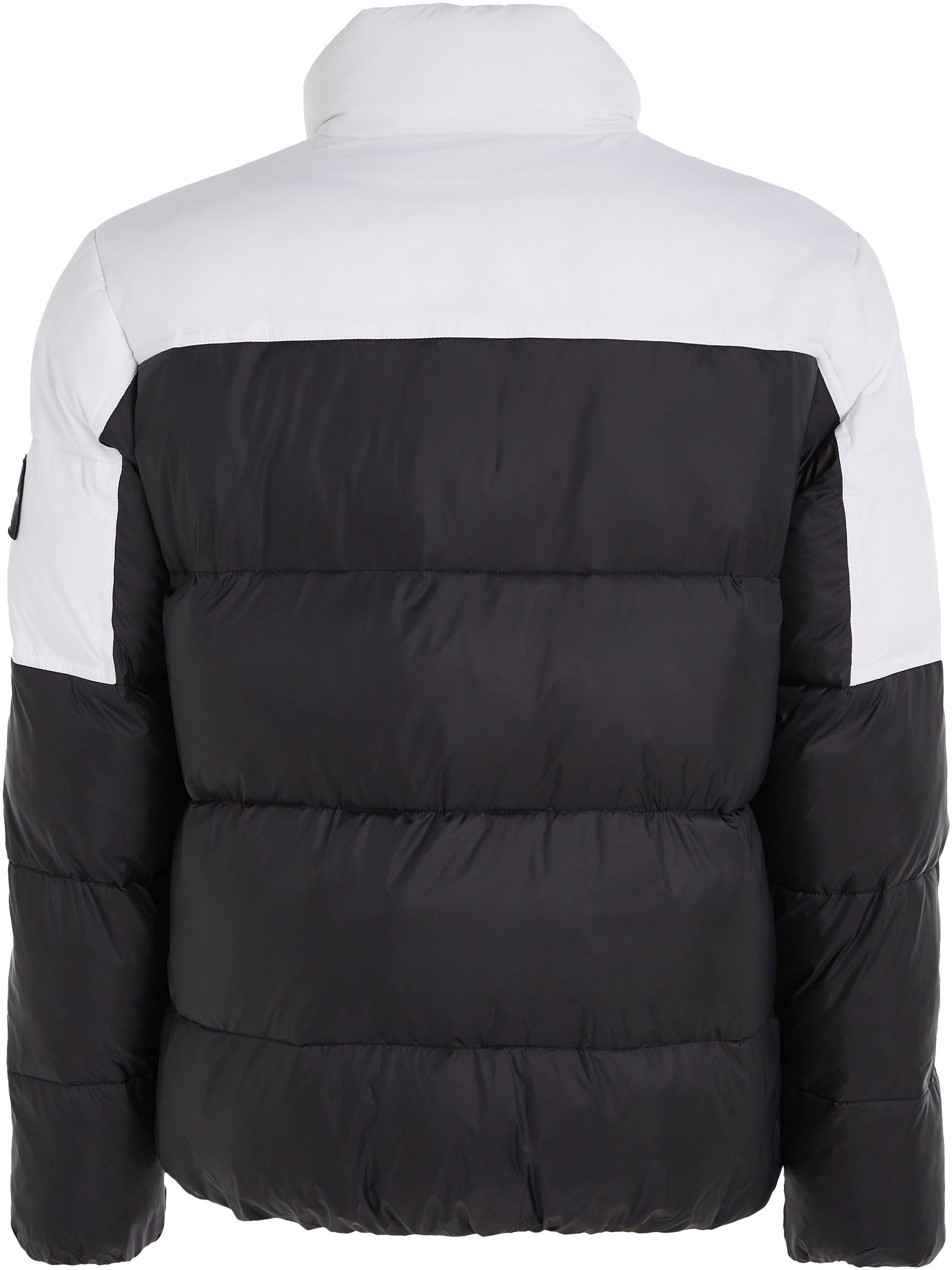 Calvin Klein Jeans Steppjacke BLOCKING NON-DOWN PUFFER JACKET mit Logopatch