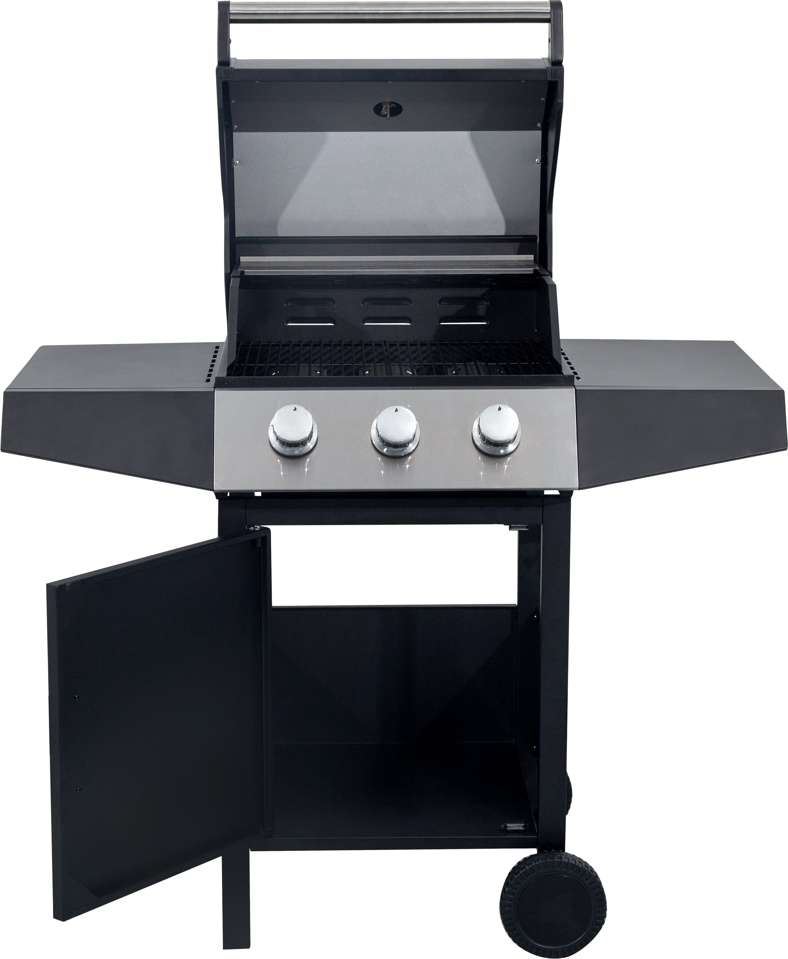 KONIFERA Gasgrill VANCOUVER, 3 Brenner, BxTxH: 112x55x108 cm