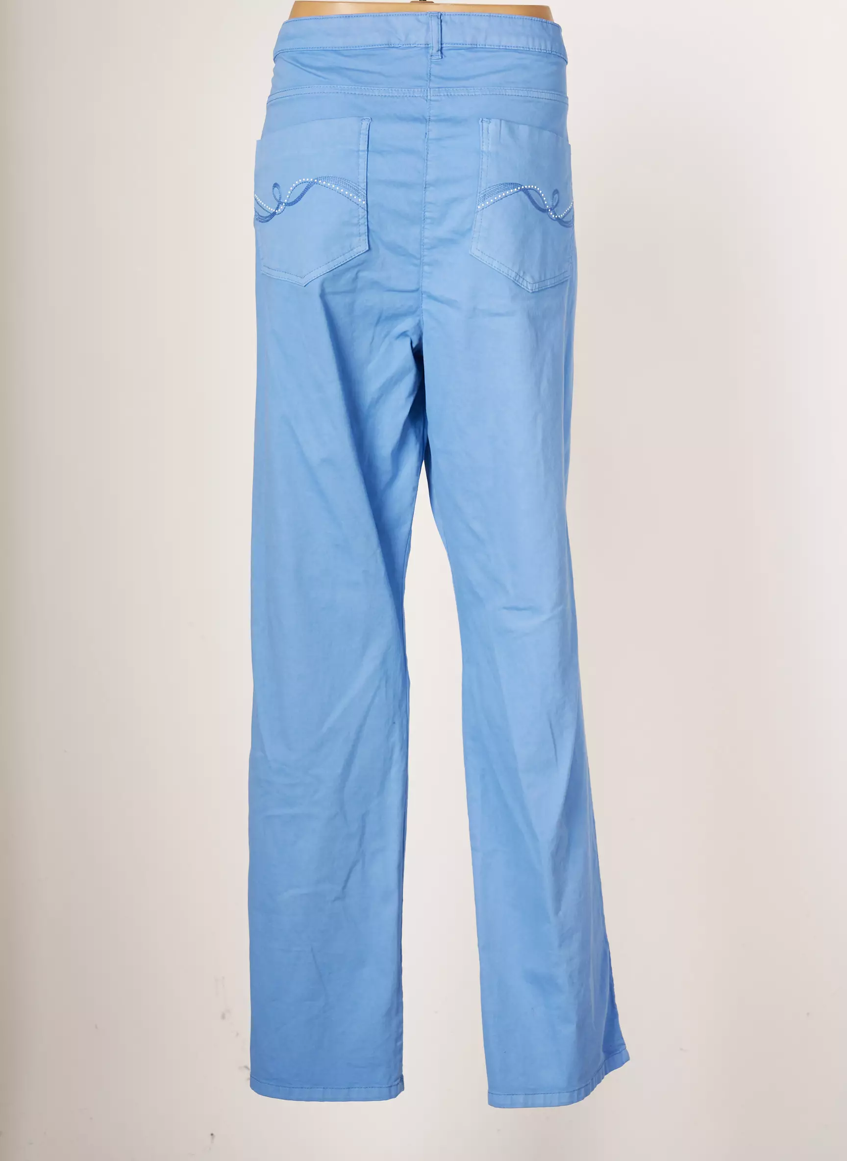 Diane Laury Pantalons Droits Femme couleur bleu
