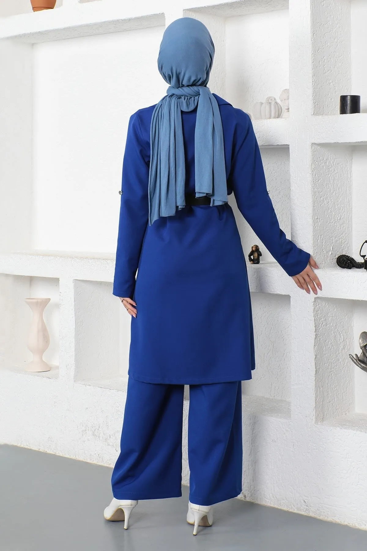 Modamihram  Stickerei-Detailset Indigo 19002