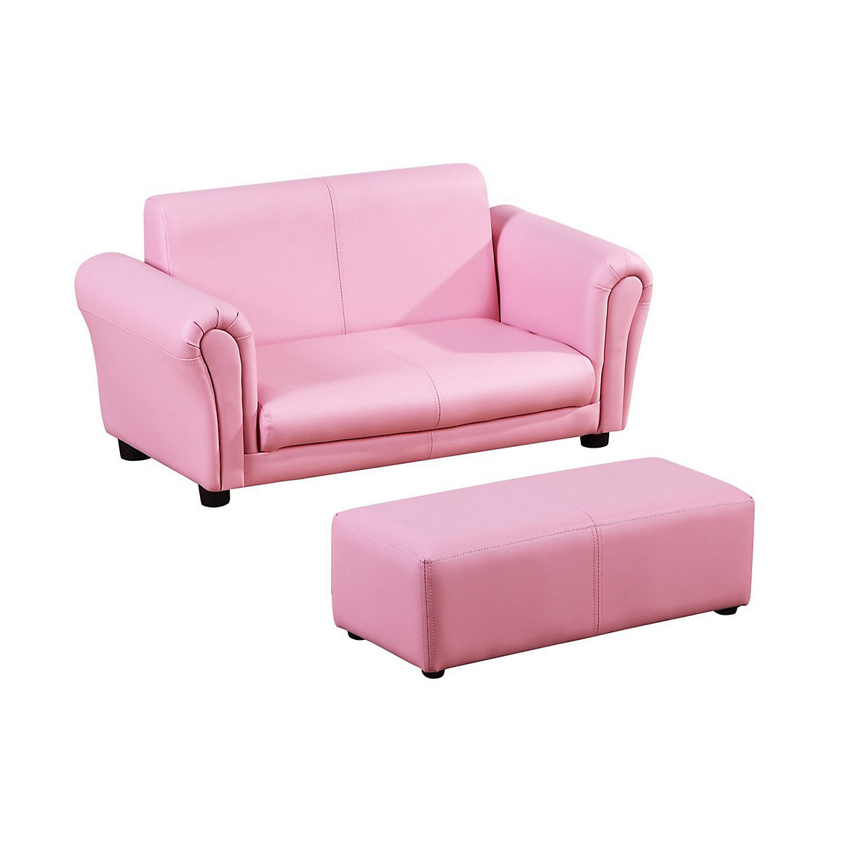 Kindersofa mit Hocker