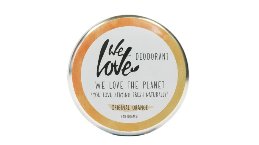 WE LOVE THE PLANET Natürliche Deodorant Creme - Original Orange 48 g
