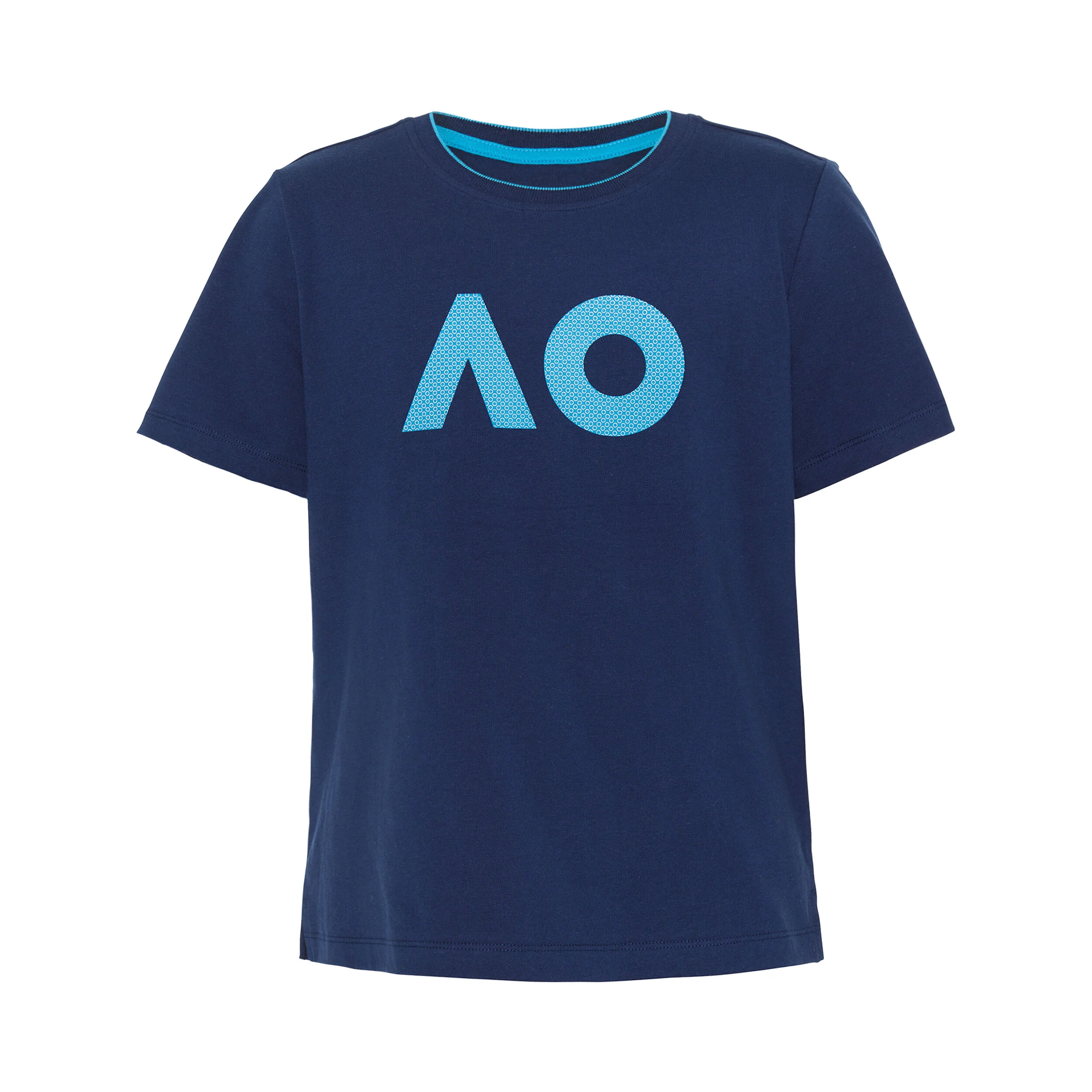 AO Stack Print Core Logo T-Shirt Mädchen - Dunkelblau, Blau
