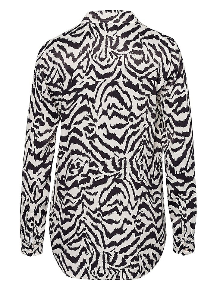 More & More Bluse in Schwarz/ Weiß günstig kaufen 40